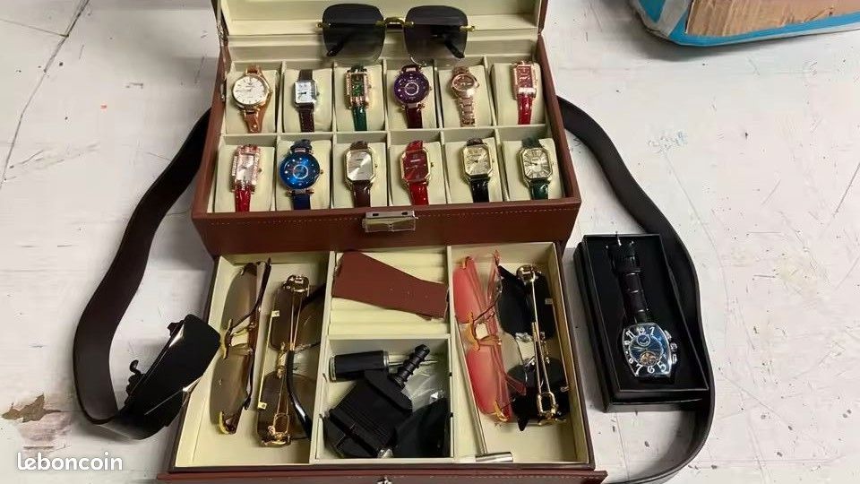 Boîte de rangement pour 20 montres