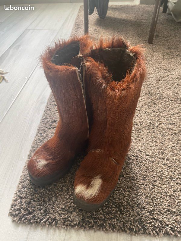 Bottes vintage Souki après ski licence Pichette - Chaussures