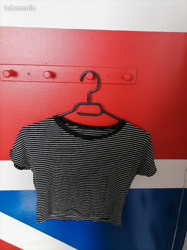 Crop top à Rayure (image 1)