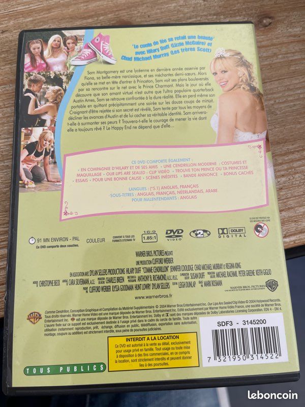 DVD - Comme cendrillon (image 2)