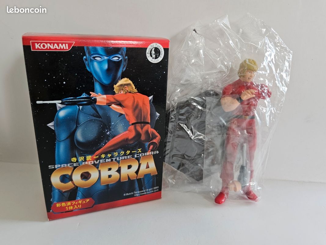Figurine Cobra Space Adventure – Konami Psycogun Cigare 2004 – Vintage 13cm