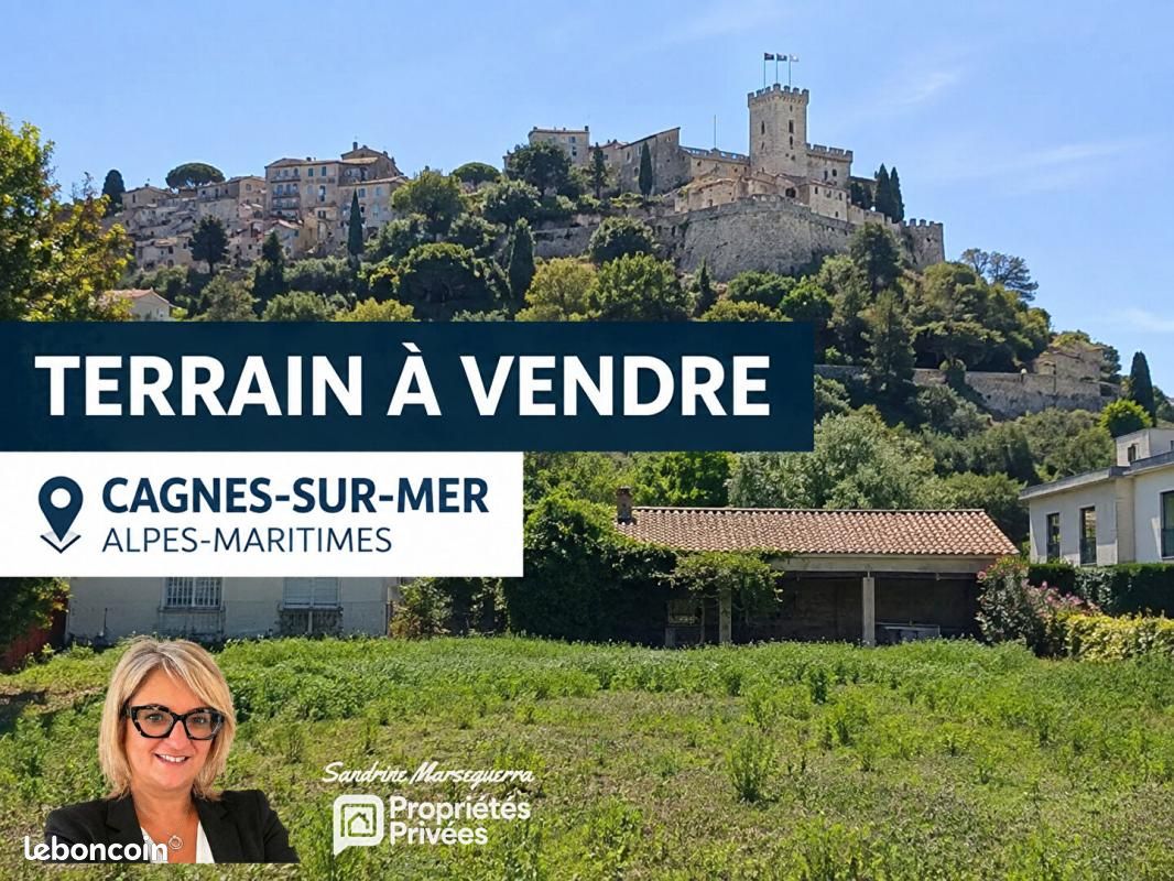 Terrain 3 015 m² Cagnes Sur Mer · à Cagnes-sur-Mer · 670 000 €