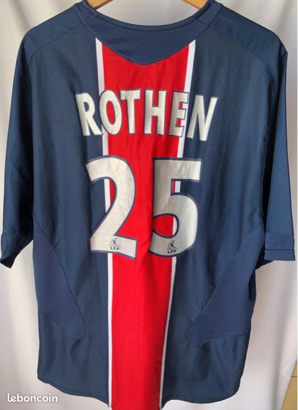 MAILLOT DE FOOT Nike Paris Saint Germain PSG 2004-2005 Enfant 18 / 24 Mois EUR 80,00 - FR MAILLOT DE FOOT Nike Paris Saint Germain PSG 2004-2005 Enfant 18 / 24 Mois EUR 80,00 - FR