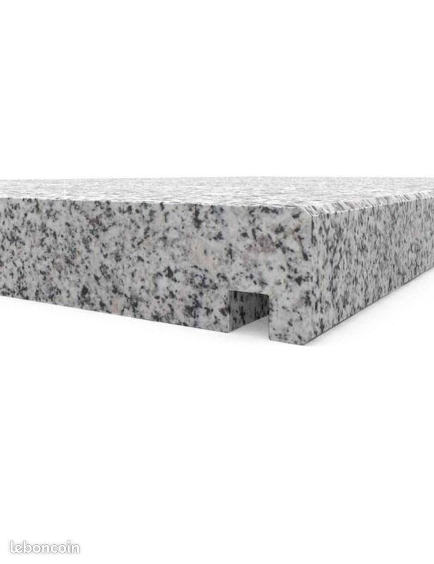 Couvre-mur granit gris clair flammé – 30x100 cm - epais. 3 cm (image 3)