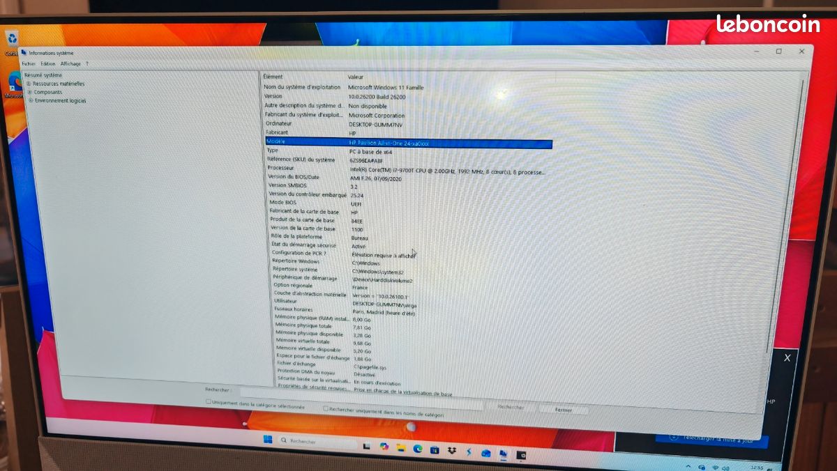 HP pavillon tout en un 24 pouces (image 3)