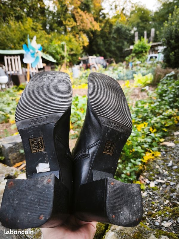 Bottes vintage mi mollet p41 (image 8)