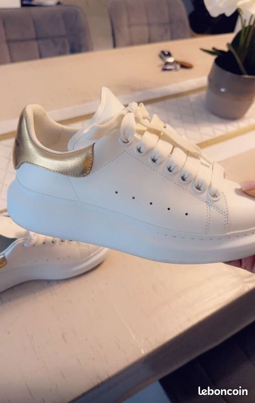 Style Basket Blanche Femme Alexander Mcqueen Baskets Basses à