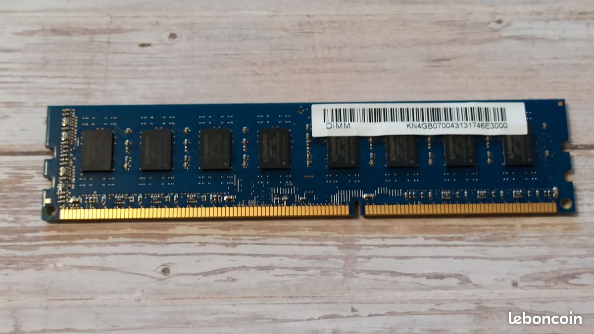 Barrette RAM Kingston 4 Go DDR3 1600 MHz (image 2)