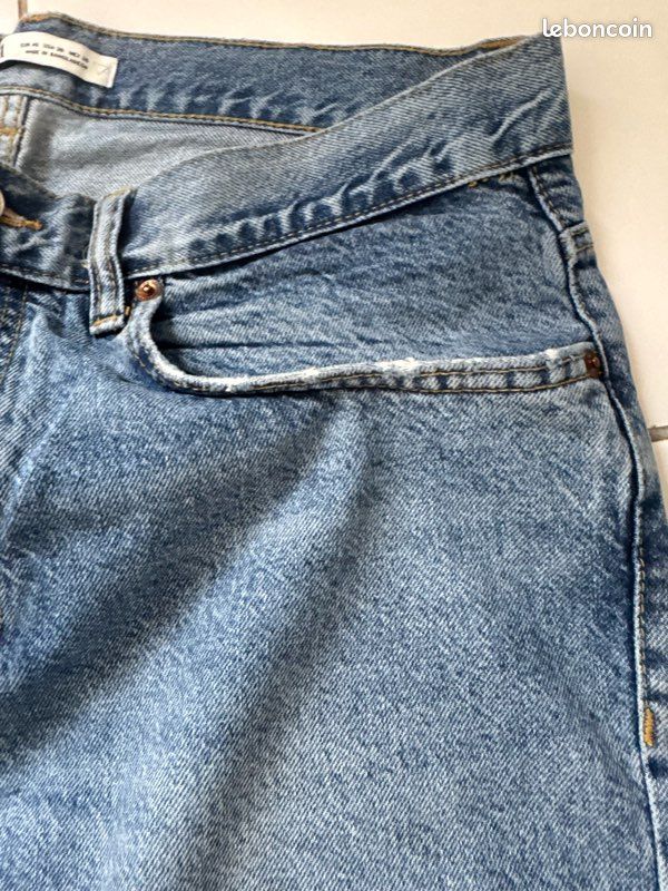 Jeans Zara Homme Bleu Clair Taille 36 - Occasion Bon état - Prix Mini