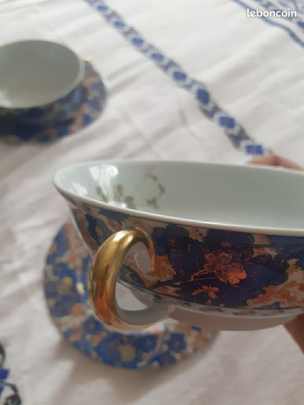 Six tasses et sous tasses Haviland (image 5)