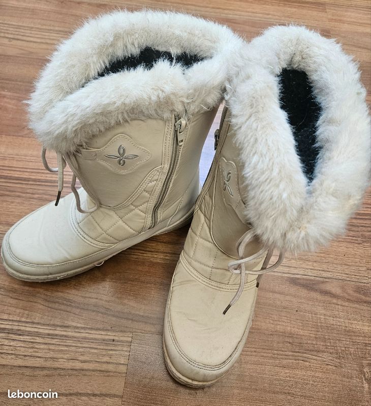 Bottes de neige avec fourrure marque Snow Field Chaussures