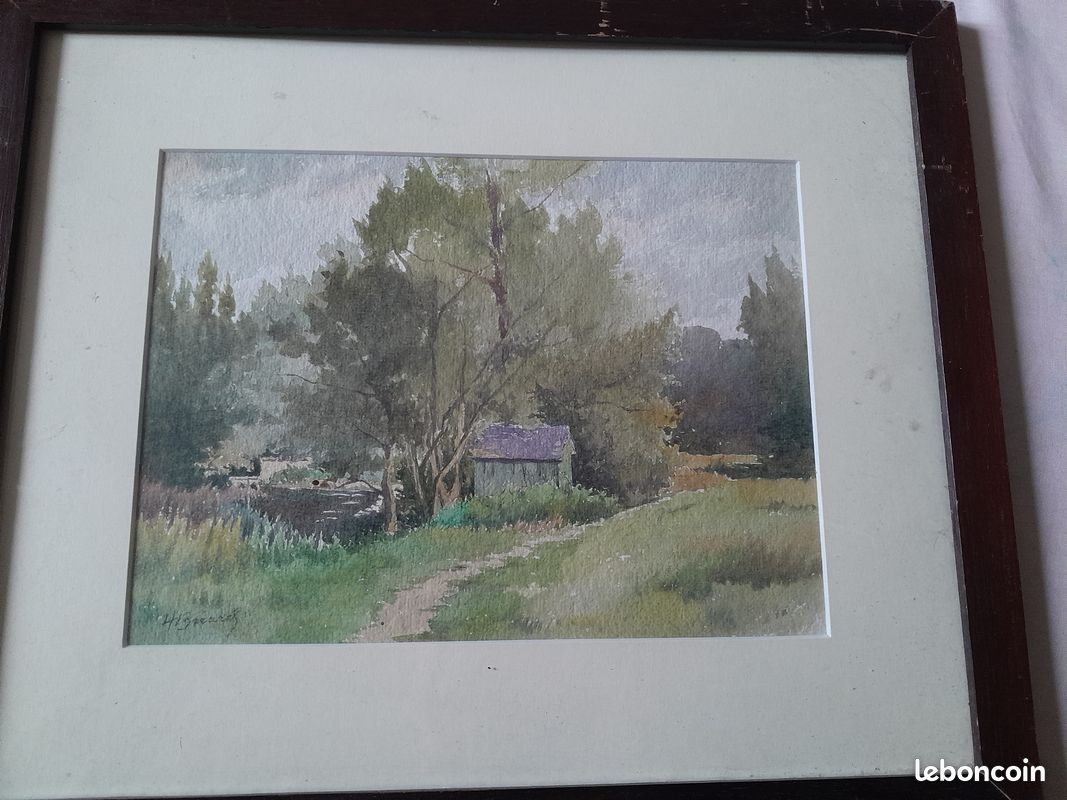 Aquarelle Henri Georges BREARD (image 1)