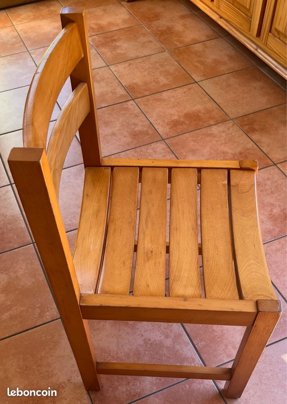 Chaise du bureau en pin (image 2)