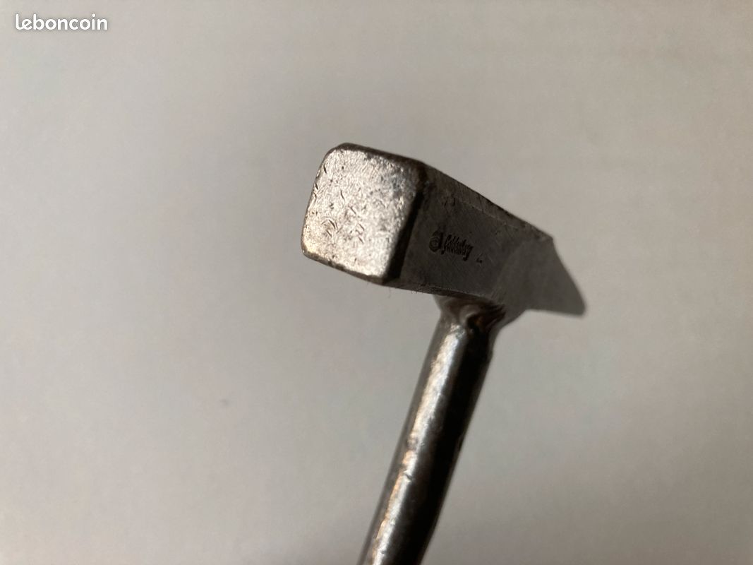 Marteau Gouge De Forgeron, Outil Ancien Français En Acier, Réf. N. 803