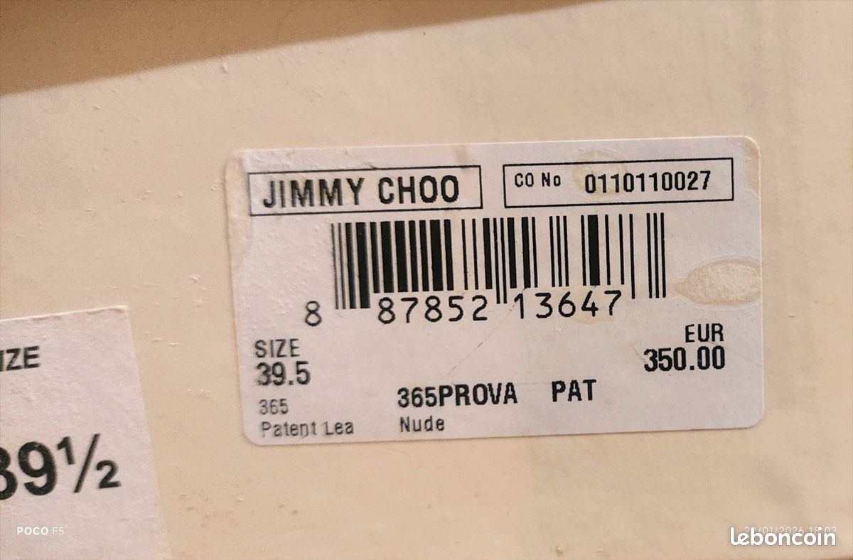 Chaussure compensée femme Jimmy Choo 39,5 NEUVE (image 5)