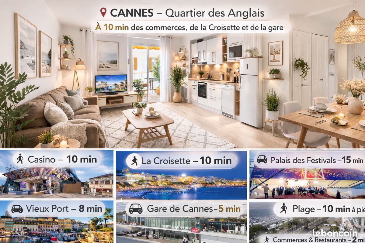 Appartement 2 pièces 35 m² · à Cannes · 35 m² · 179 000 €