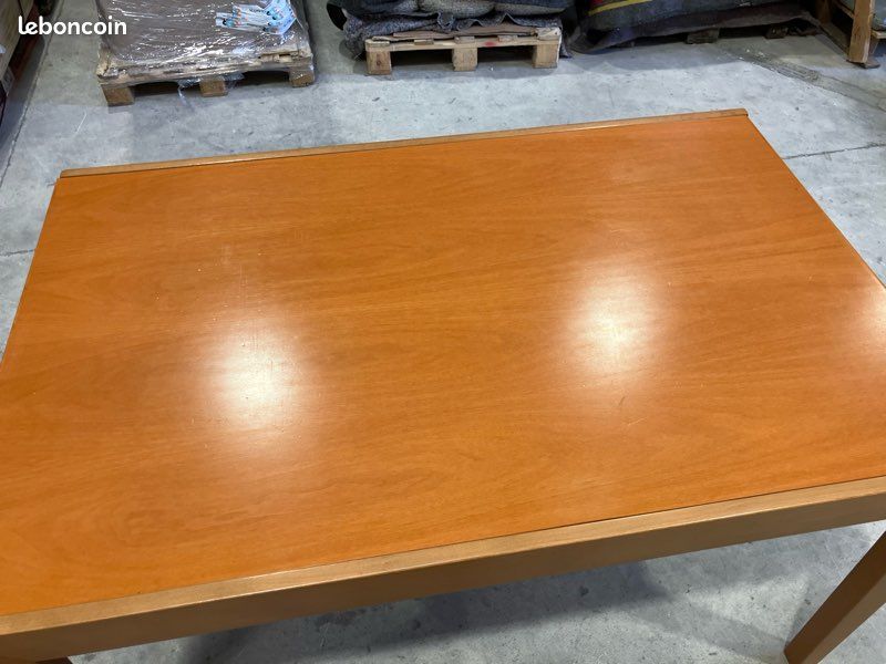 Table Bois extensible plus quatre chaises (image 6)