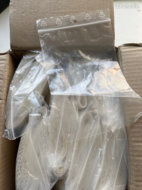 100 Sacs zip lock en plastique (image 1)