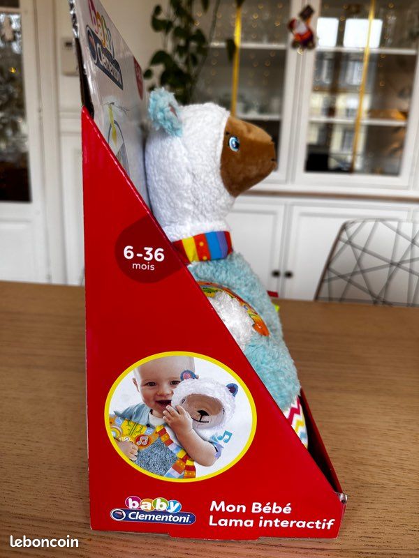 Peluche Lama Baby Clementoni 6-36 mois (image 3)