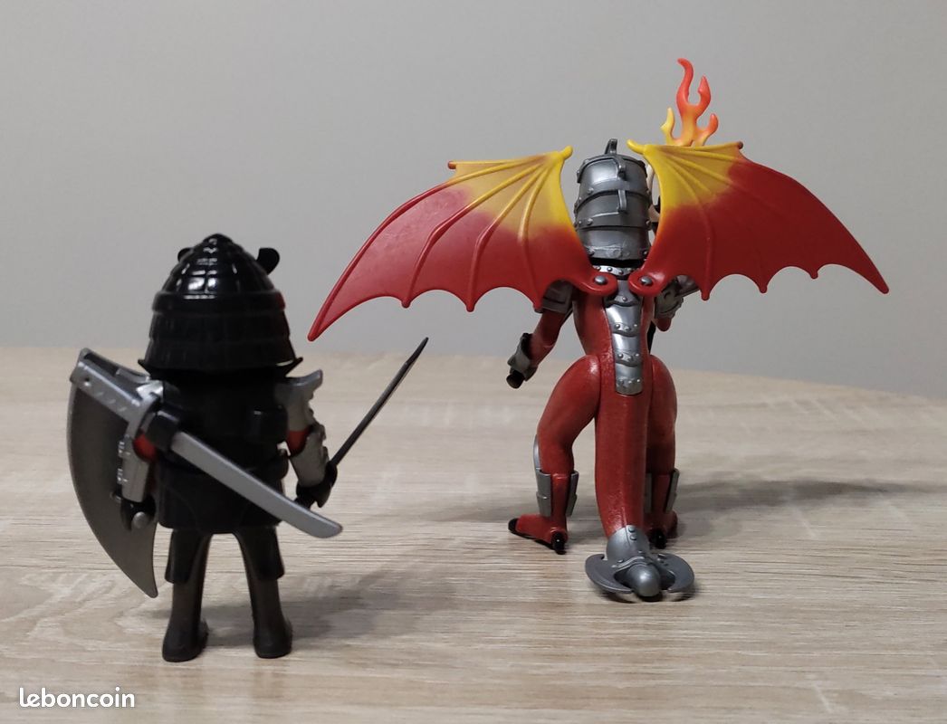 Playmobil 5463 Dragon de feu avec samouraï (image 2)