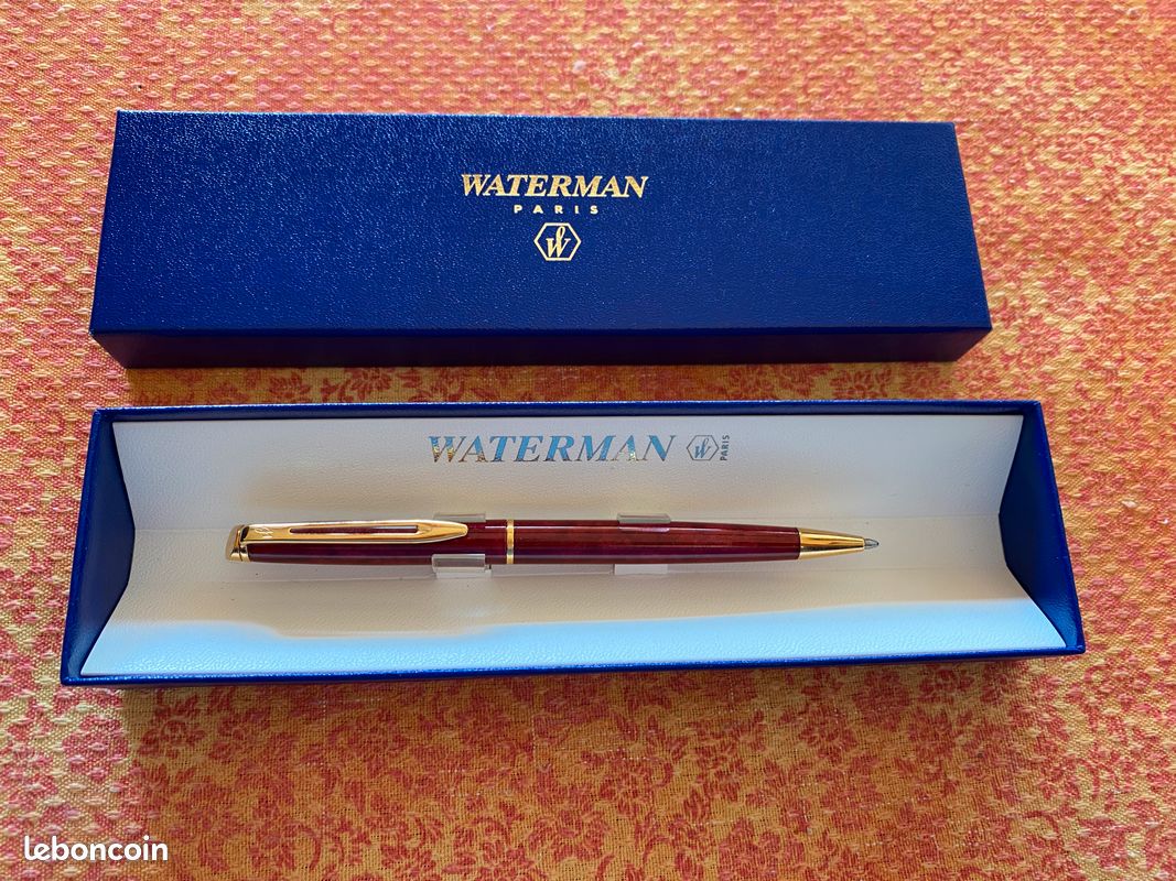 Stylo Bille Waterman Executive Acier - Argenté - Neuf De Stock (sans Emballage) - Recharge Fournie