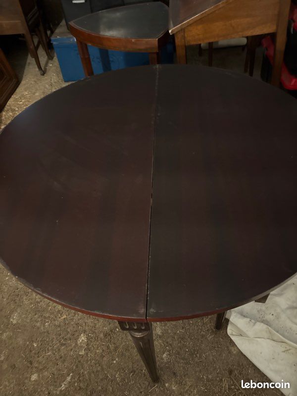 Table demi-lune et circulaire 6 pieds (image 3)
