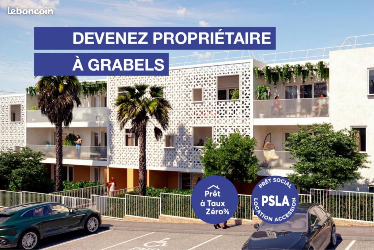 Appartement 3 pièces 64 m² · à Grabels · 64 m² · 187 333 €