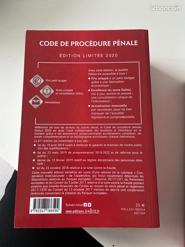 Code de procédure pénale 2020 (image 2)
