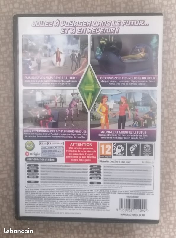 Les Sims 3 Sur PC/Mac - Version Française (FR) - Avec Notice - Bon État