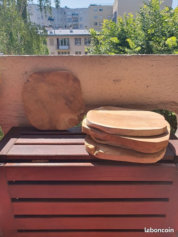 14 Plateaux - centre de table en bois teck (image 2)