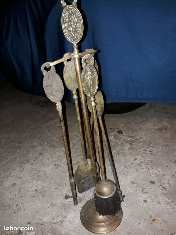Lot d accessoires de cheminee de feu de bois (image 7)