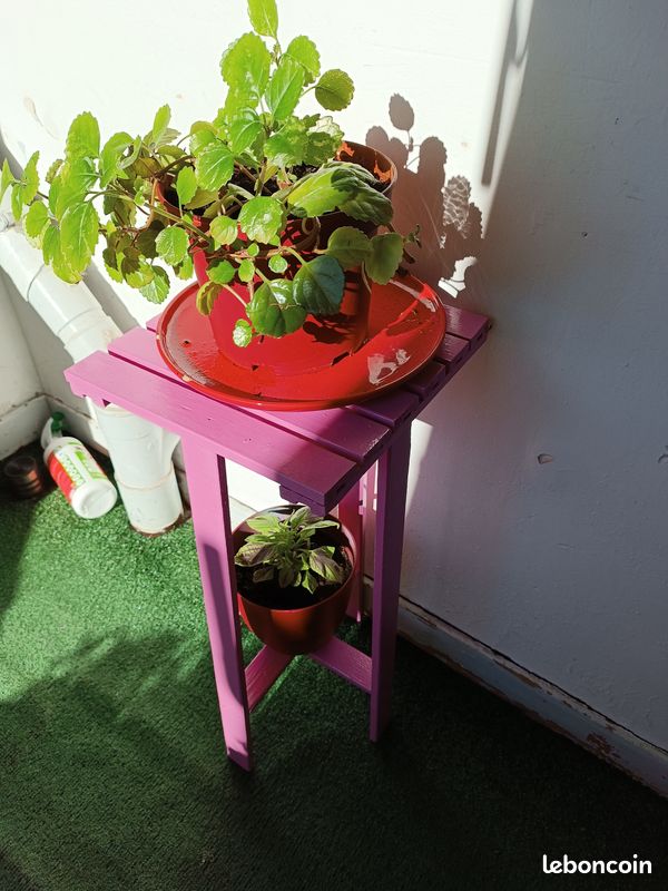 Porte plante rose (image 4)