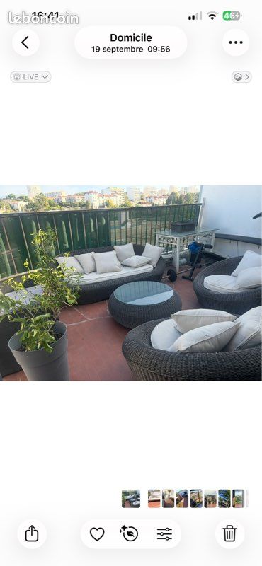 Appartement 2 pièces 45 m² · à Marseille · 45 m² · 1 400 €/mois