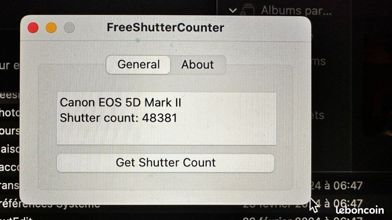 Eos Digital Info 40d Shutter Count Download Canon Digital Camera