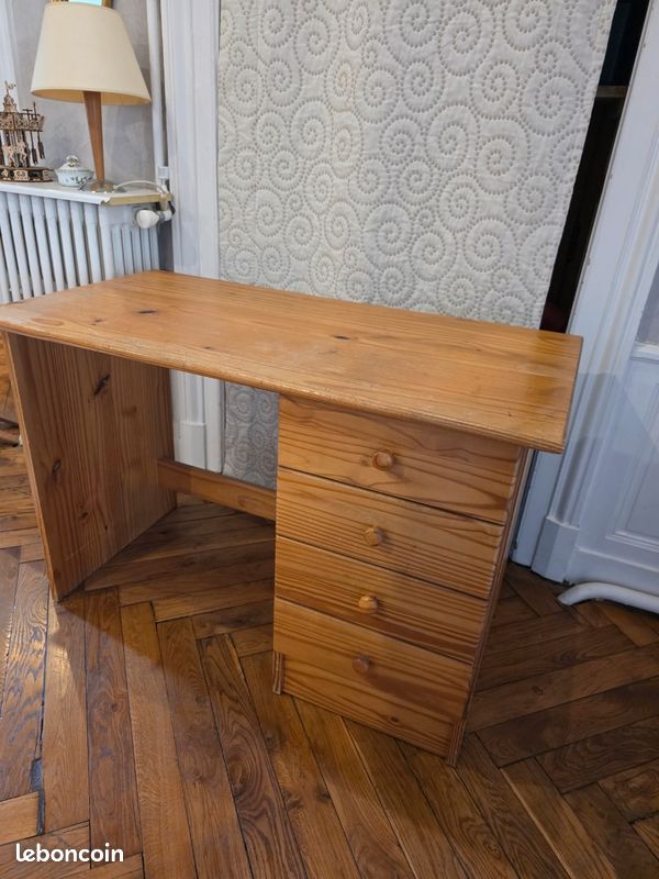 Bureau en pin (image 2)