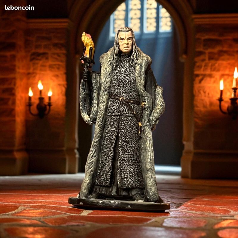 Figurine Collection Le Seigneur Des Anneaux - Damrod En Plomb Eaglemoss 2005