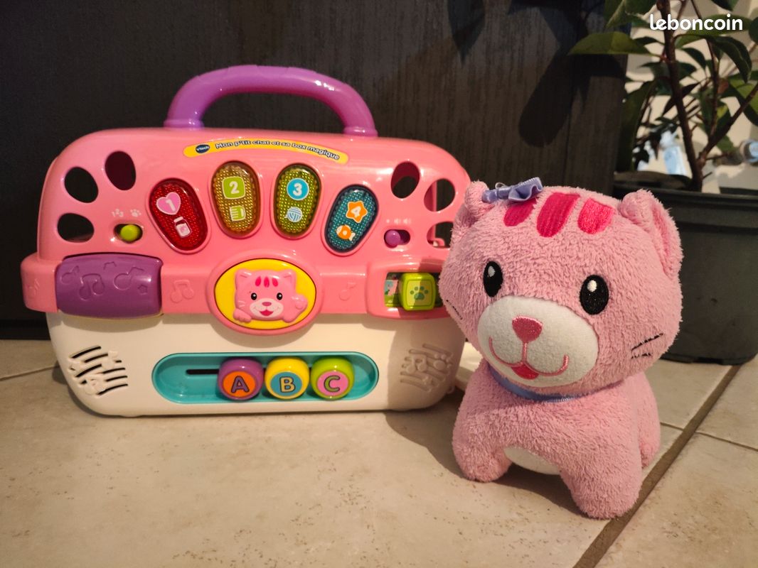 VTech - Mon p'tit chat et sa box magique - Jeux & Jouets