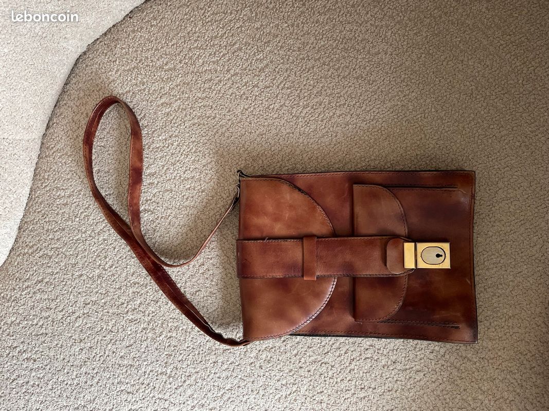 Sac à main cognac (image 2)