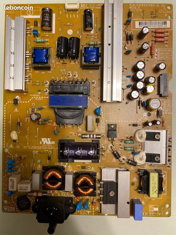 Carte alimentation pour LG EAX654223801 (2.1) REV2.0 (image 1)