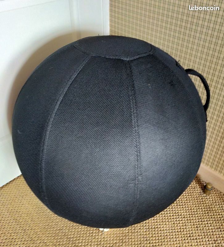 Balle assise ergonomique ballon ZEN noir (image 6)