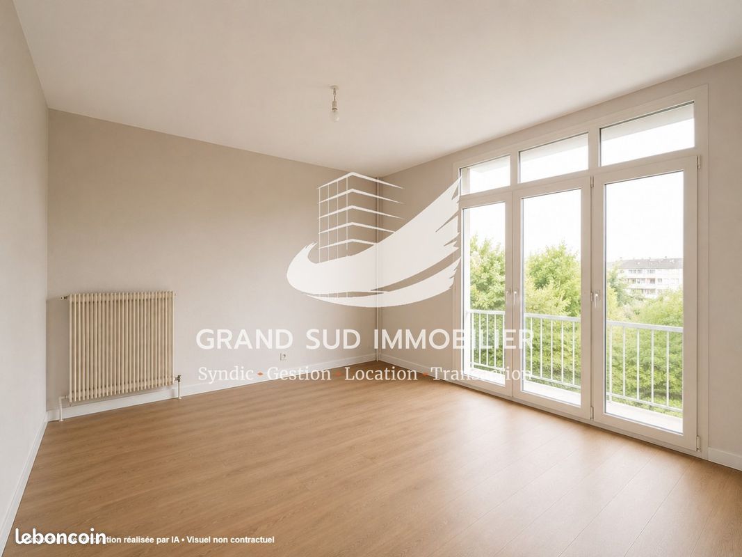 Appartement 3 pièces 54 m² · à Toulouse · 54 m² · 136 000 €