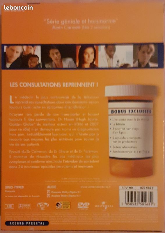 Dvd Dc House – Saisons 1 à 4 (image 8)