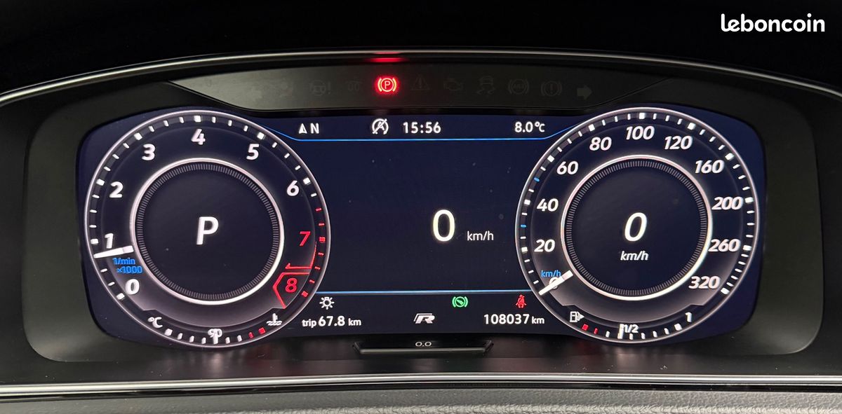 Volkswagen golf 7.5 r 2.0 tsi 310 4motion dsg / toit ouvrant (image 20)