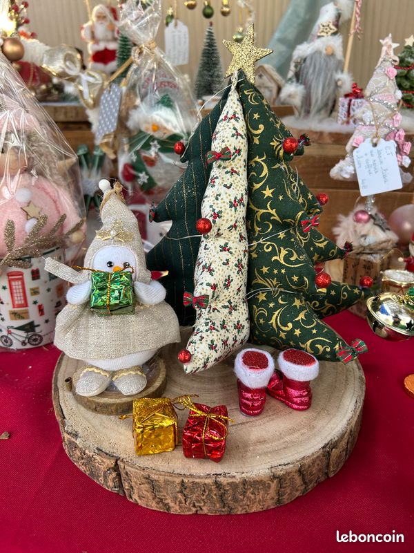 Plateau de Noël lumineux - Fait main (image 1)