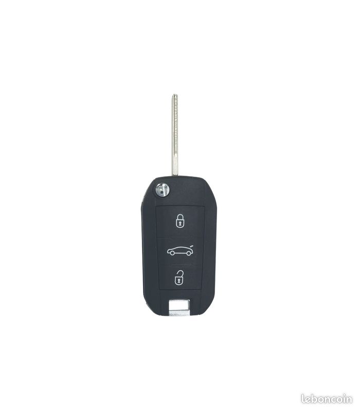 PHONILLICO Coque Clé Peugeot 208 308 5008 Citroën C4 Cactus - Télécommande 3 Boutons