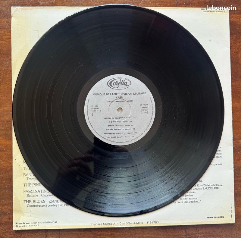 Disque vinyle le jour le plus long Musique de la 32ème division militaire Caen (image 4)