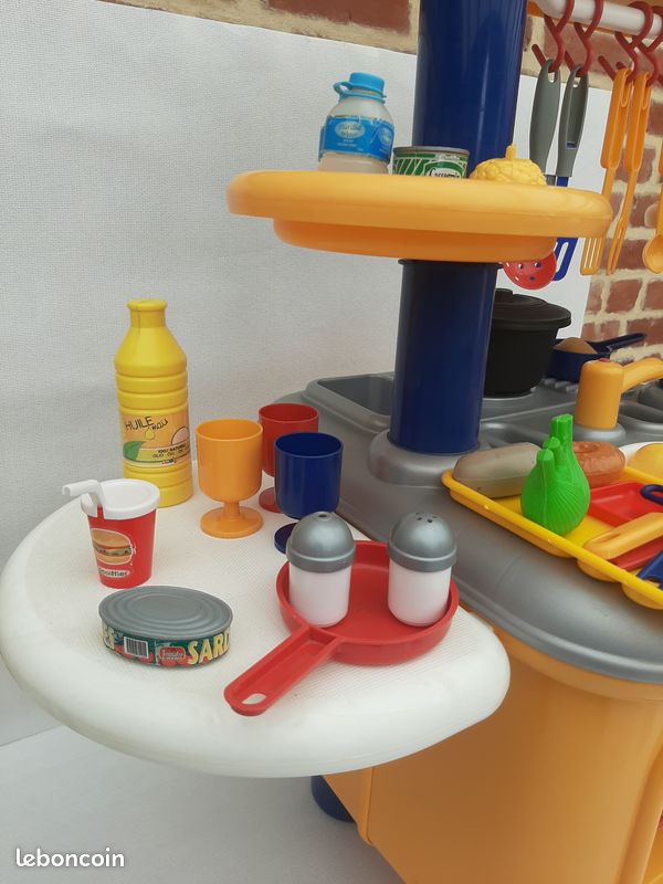 Vaisselier Garni Jouets BERCHET Vintage années 70 80 - Dinette marchande cuisine - Jeux & Jouets