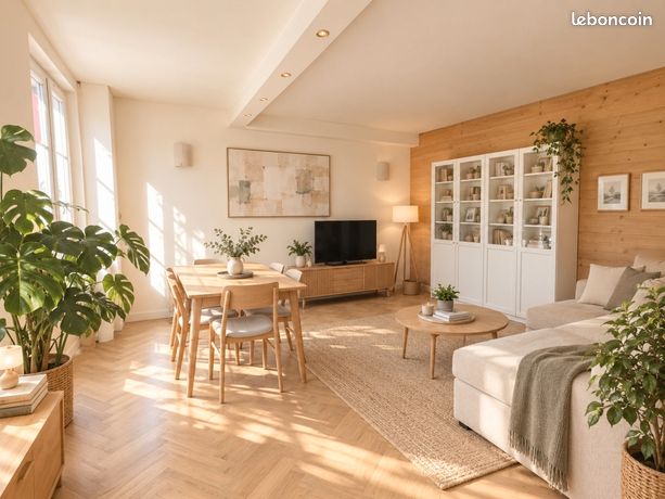 Maison 5 pièces – 94,6 m² – 4 chambres – jardinet plein sud – sous-sol complet – Maromme