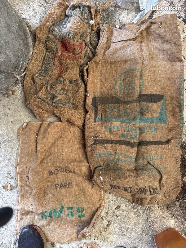 Sacs en toile de jute (image 2)