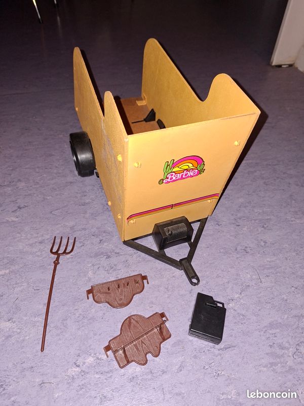 Charrette Barbie Western Mattel (image 4)